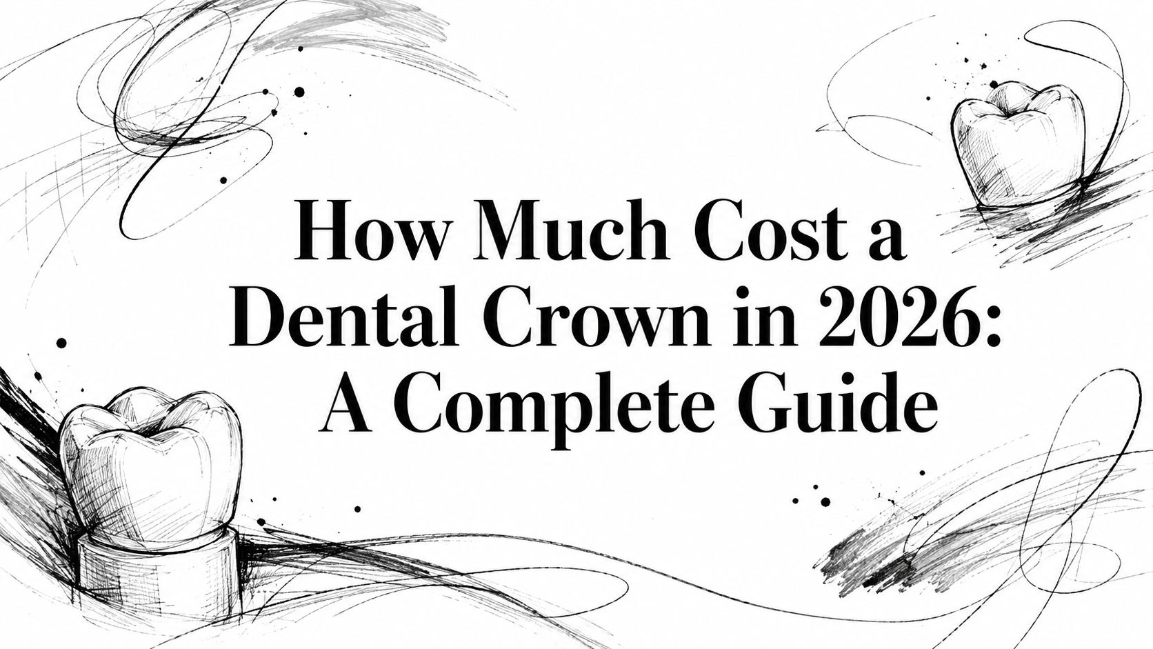 How Much Cost A Dental Crown Dental Illustration