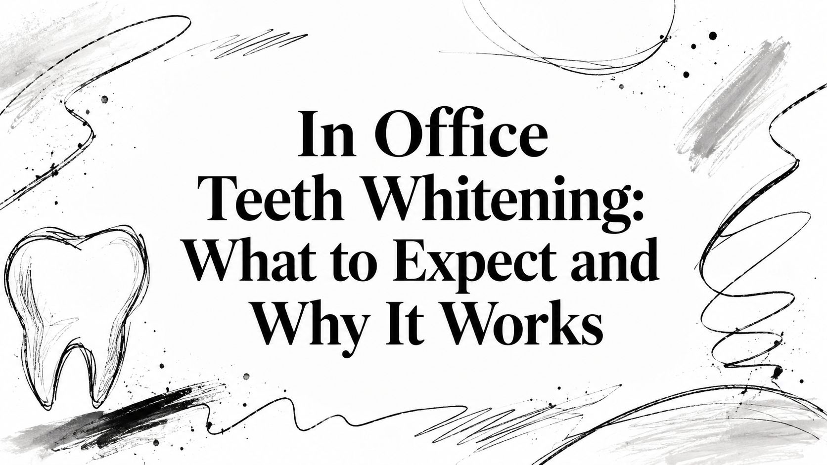 In Office Teeth Whitening Tooth Illustration