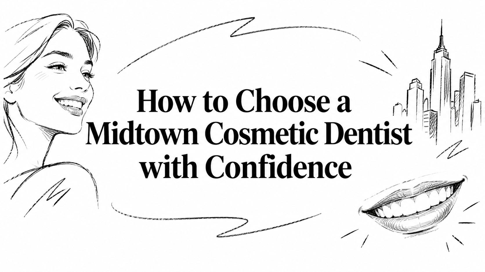 Midtown Cosmetic Dentist Smile Illustration