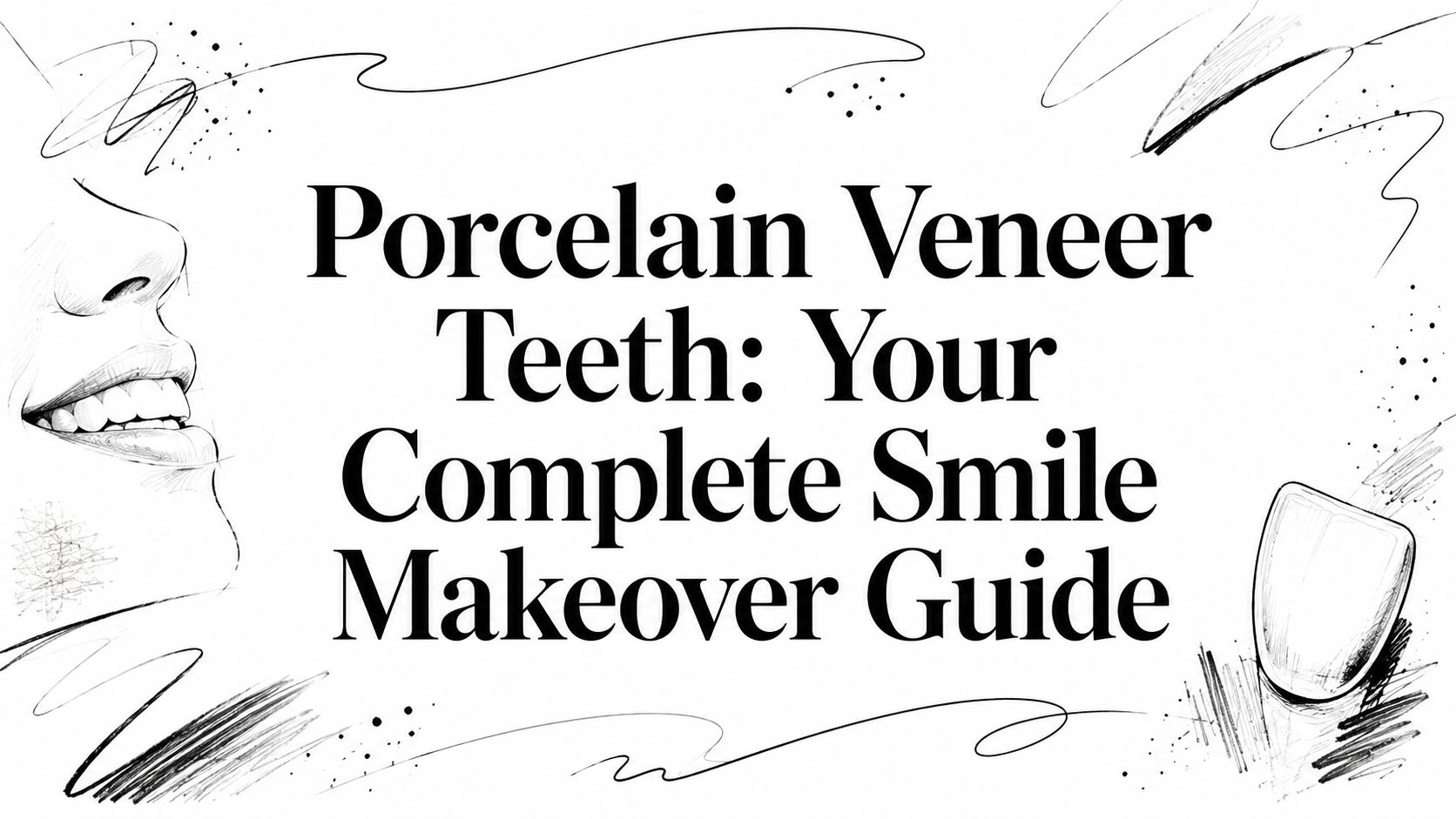 Porcelain Veneer Teeth Smile Makeover