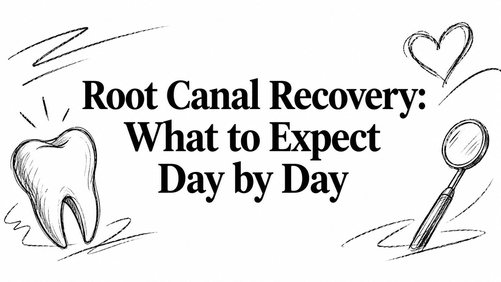 Root Canal Recovery Dentistry Illustration