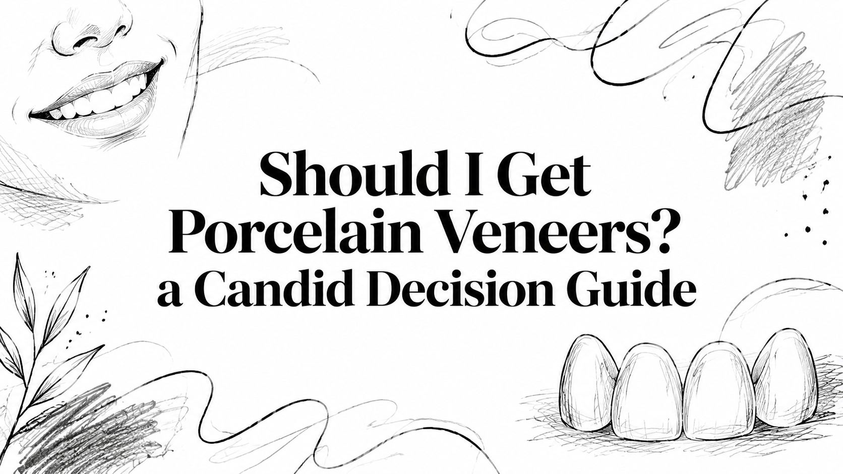 Should I Get Porcelain Veneers Teeth Illustration