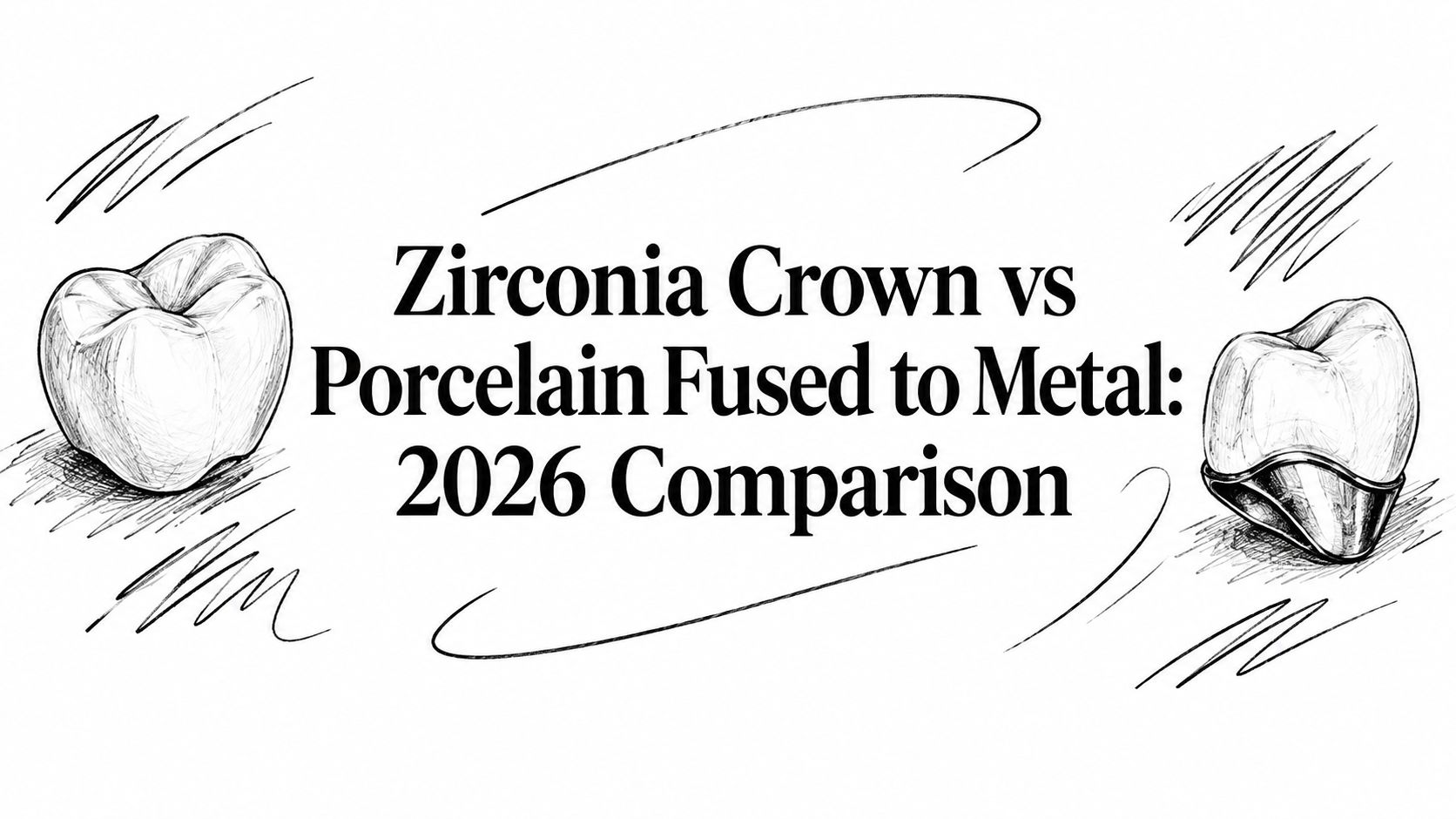 Zirconia Crown vs Porcelain Fused to Metal: 2026 Comparison
